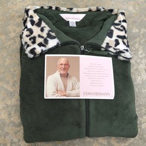Stan Herman olive robe